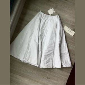 THE ROW Runway Jaco Padded Cotton Wrapped Skirt